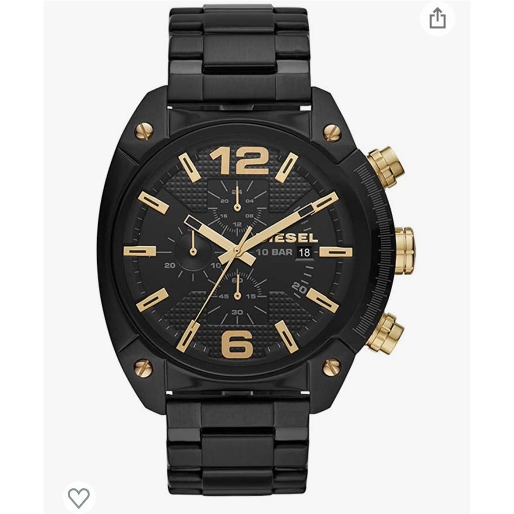 Diesel Men's Overflow Stainless Steel Chronograph Quartz Watch - Picture 7 of 12